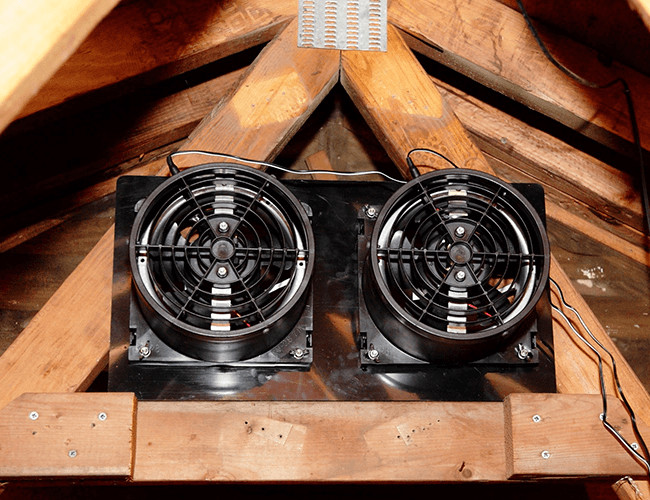 ATMOX 450 CFM gable mounted exhaust fan