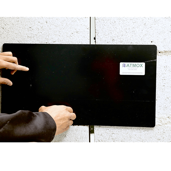 Installing ATMOX Solid Vent Cover Plate internally in a crawl space