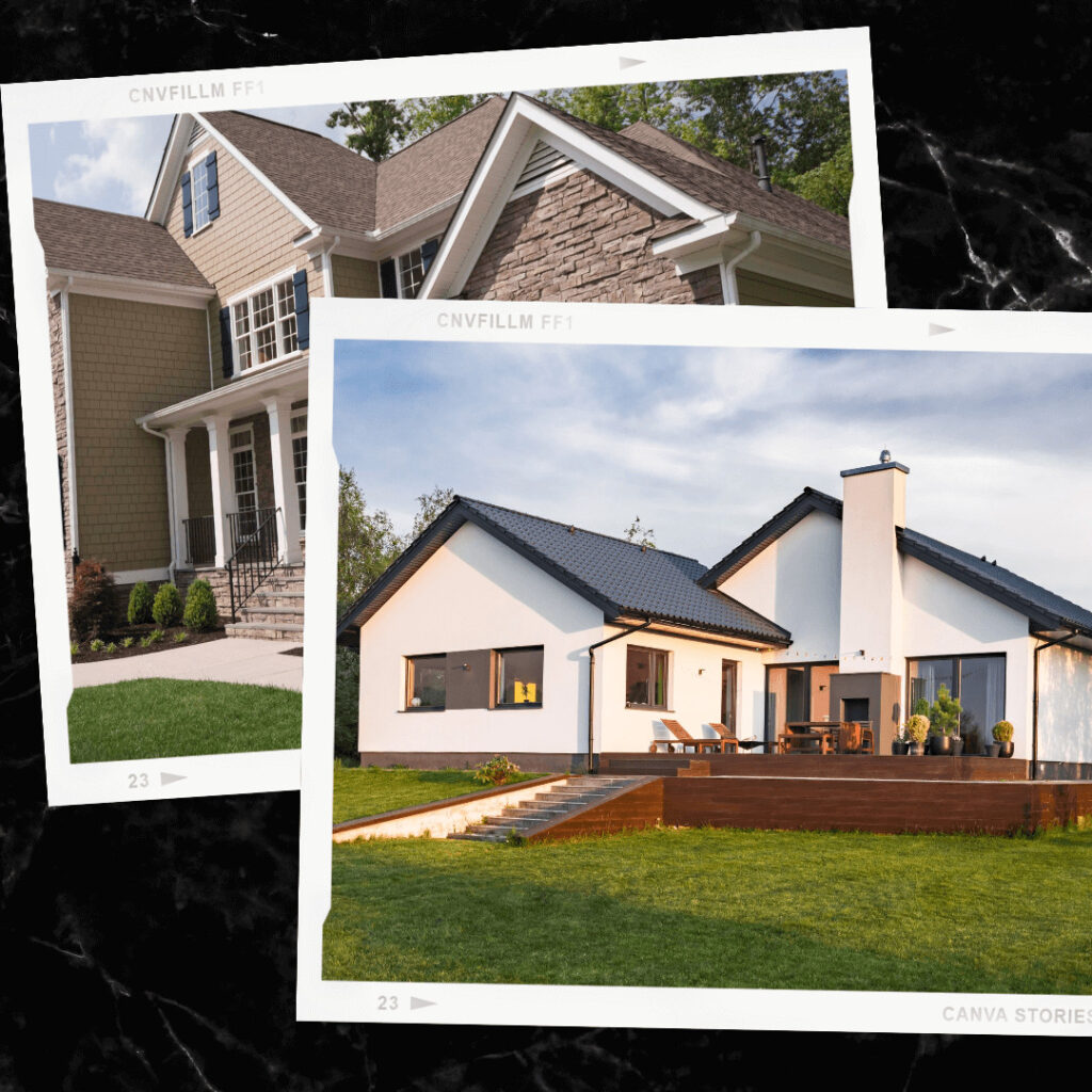 Picture of exterior of homes