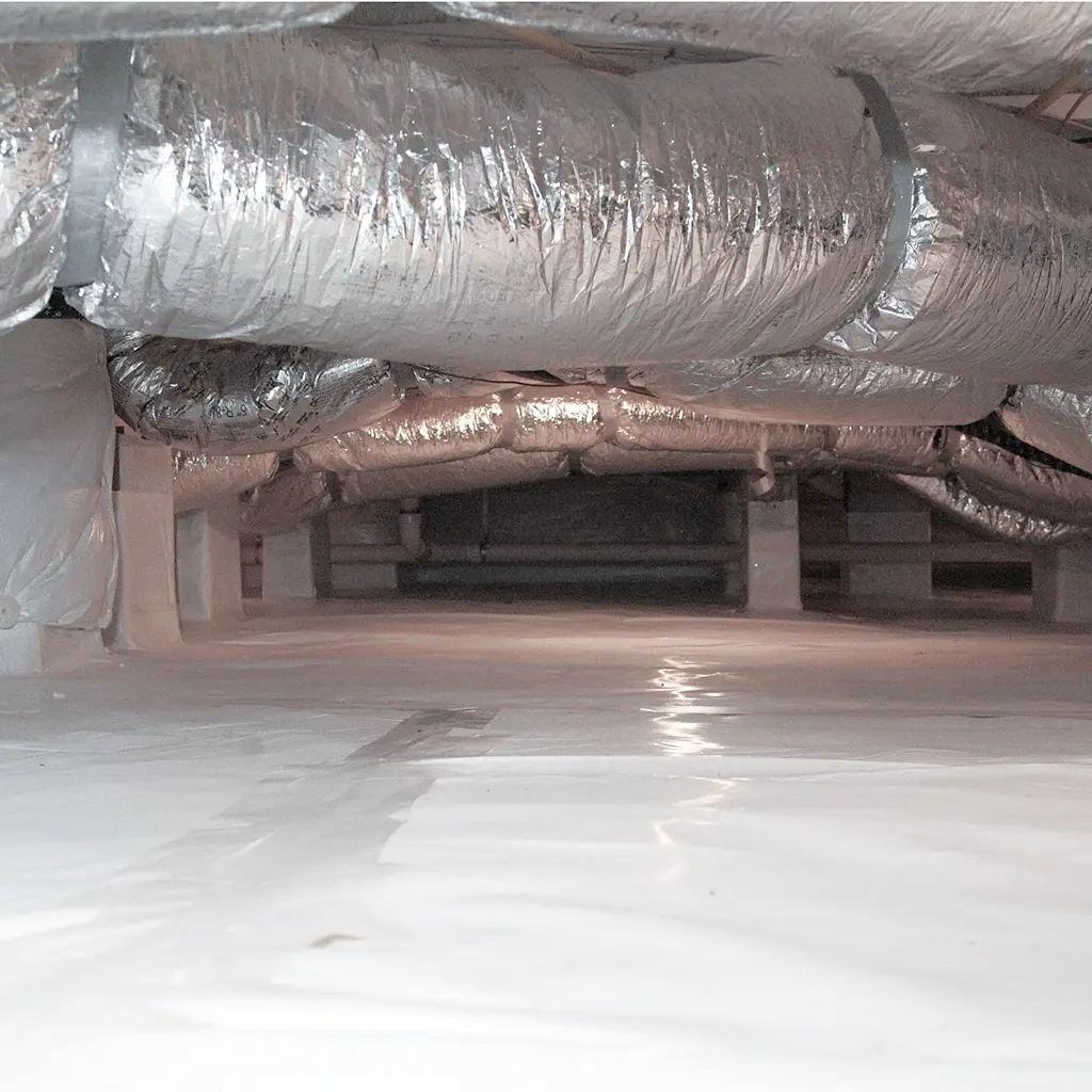 ATMOX Picture of an enclosed crawl space