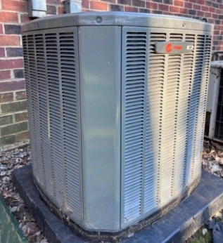 Picture of HVAC unit outside