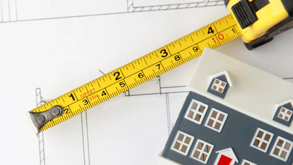 Picture of Blueprint and Tape Measurer