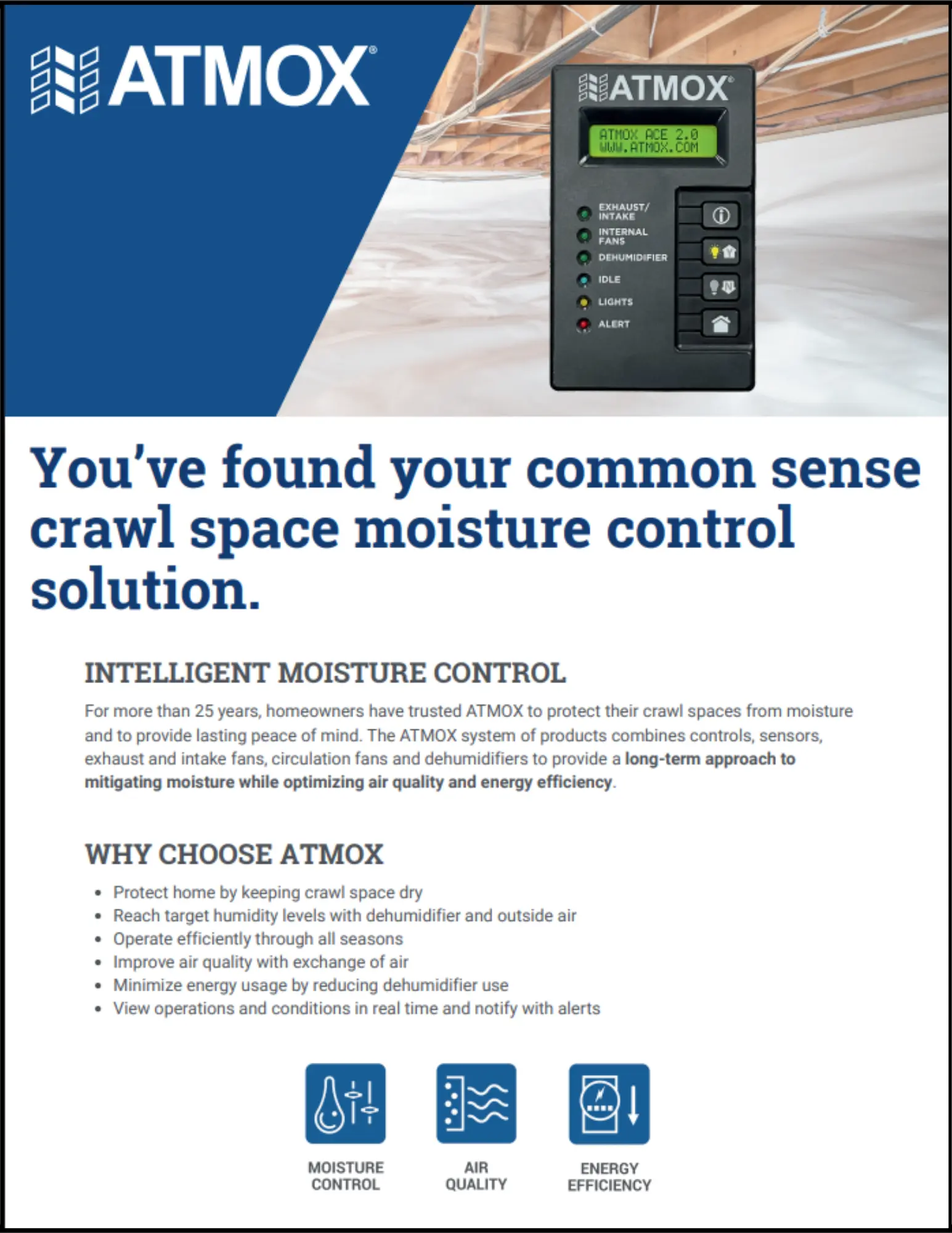 ATMOX Crawl Space Brochure